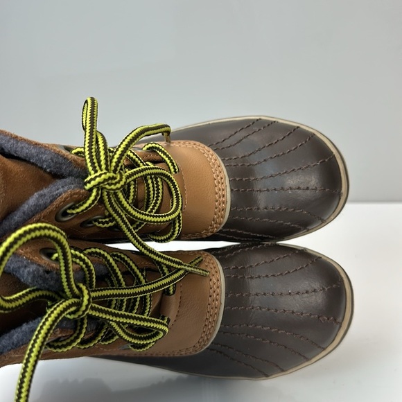 Sorel Slimpack ll Brown Winter Boots Size 2 - Picture 10 of 16